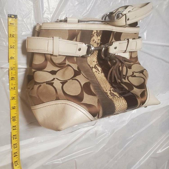 Coach Hampton Python Purse - Picture 10 of 16